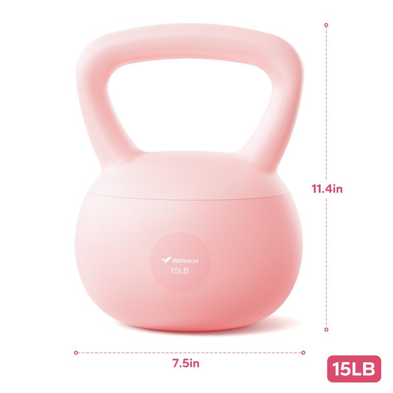 Soft Kettlebell with Handle for Weightlifting Conditioning Strength and Core Training