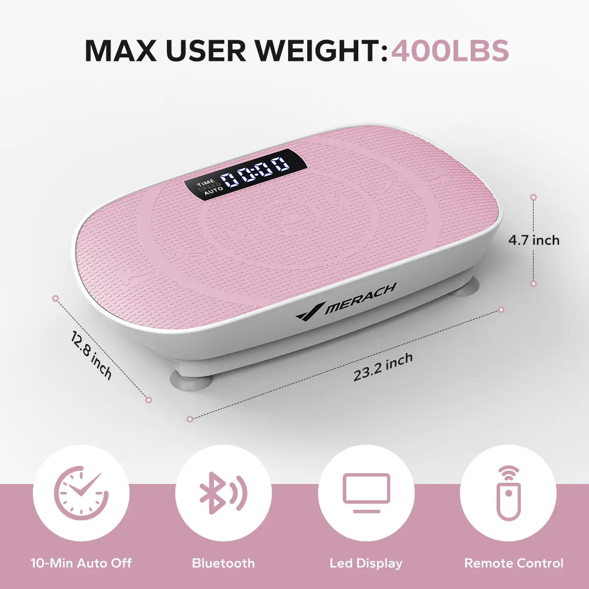 Vibration Plate Exercise Machine, Full Body Workout Platform
