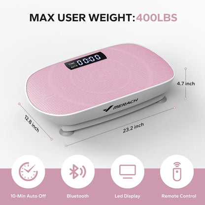 Vibration Plate Exercise Machine, Full Body Workout Platform