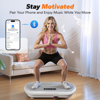 Vibration Plate Exercise Machine, Full Body Workout Platform