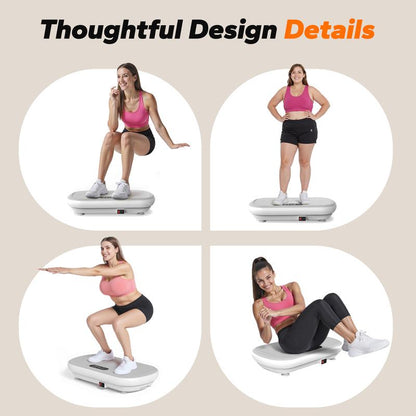Vibration Plate Exercise Machine, Full Body Workout Platform