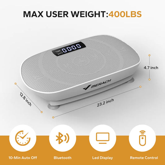 Vibration Plate Exercise Machine, Full Body Workout Platform