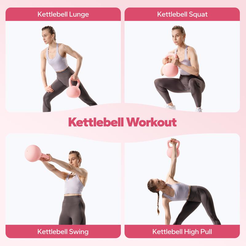 Soft Kettlebell with Handle for Weightlifting Conditioning Strength and Core Training