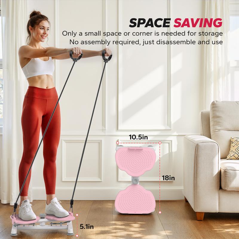 Waist Twist Exercise Machine, Standing Waist Twister for Core